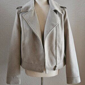 NWT Guess Factory Bethany Woven Jacket Beige